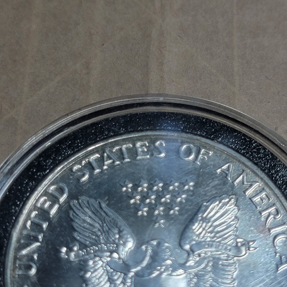 1988 Walking Liberty American Eagle 1oz .999 Fine Silver $1 Dollar USA Pics! - Picture 9 of 9